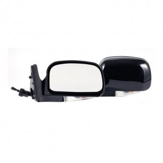 Боковые зеркала для ВАЗ 2104, 05, 07 черные с повторителем поворотников 2 шт - CarLife VM711