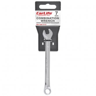 Ключ рожково-накидной 7мм CR-V CarLife WR4007 (фото 1)