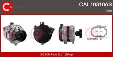 ГЕНЕРАТОР 12V 150A CASCO CAL10310AS