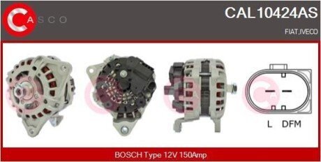 ГЕНЕРАТОР 12V 150A CASCO CAL10424AS