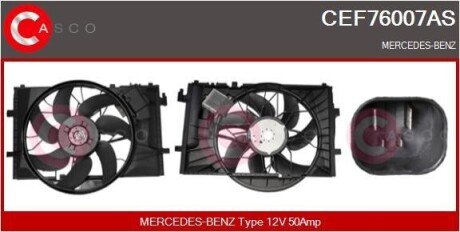 WENTYLATOR CHLODNICY CASCO CEF76007AS