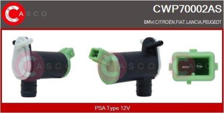 POMPKA SPRYSKIWACZA CASCO CWP70002AS