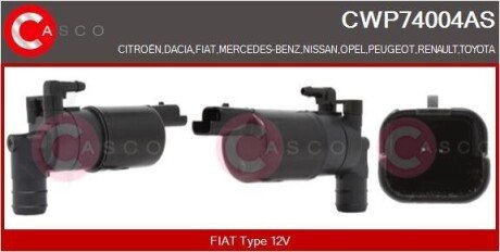 POMPKA SPRYSKIWACZA CASCO CWP74004AS