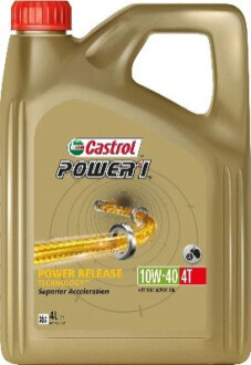 POWER 1 4T 10W40 4L (GPS) /do motocykli 4-suw/// CASTROL 15F5A1