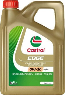 Олива моторна EDGE 0W-30 A3/B4 (Каністра 4л) CASTROL 15F699