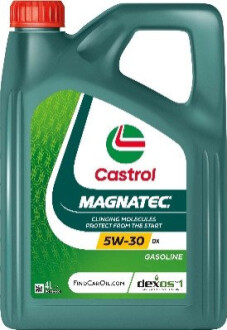 OLEJ MAGNATEC 5W30 DX, API ILSAC GF-5 SN GM DEXOS1 GEN2 4L CASTROL 15F6E0