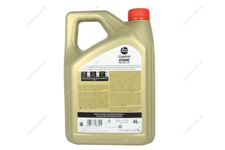 Олива для двигуна CASTROL EDGE0W20LLIV4L