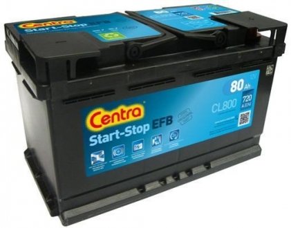 AKUMULATOR 95AH/800A 12V L+ START-STOP EFB (OE-90PEFB) CENTRA CL955 (фото 1)