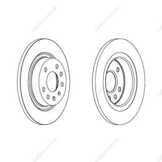 Гальмівний диск задній OPEL VECTRA, SIGNUM/SAAB 9-3/CADILLAC BLS/FIAT CROMA CHAMPION 562229CH