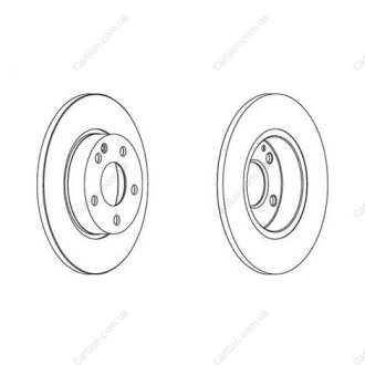 Гальмівний диск передній Mercedes A-Class CHAMPION 562309CH