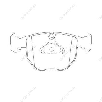 Колодки тормозные дисковые передние BMW 540i, 740i, X5 CHAMPION 571873CH