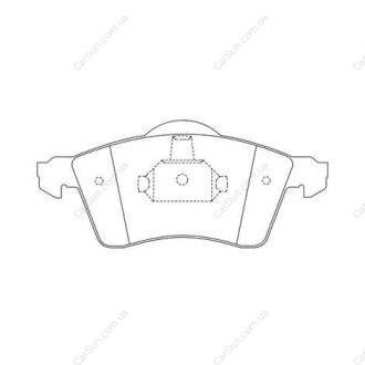 Колодки тормозные дисковые передние VW Caravelle, transporter T4 CHAMPION 571934CH