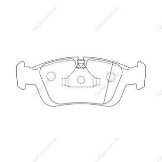 Колодки тормозные дисковые передние BMW 318i, 320i, 323i, 325i, 328i CHAMPION 571959CH