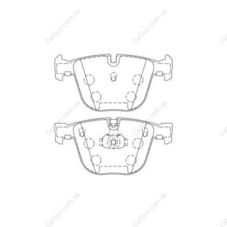 Гальмівні колодки задні BMW 1-Series, 3-Series, 5-Series, 6-Series, 7-Series, X5, X6 / Bentley / Rol CHAMPION 571991CH