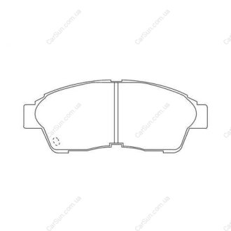 Тормозные колодки передние (17.5mm) Toyota Corolla 07/92-(Aisin), GEELY BYD III CHAMPION 572333CH