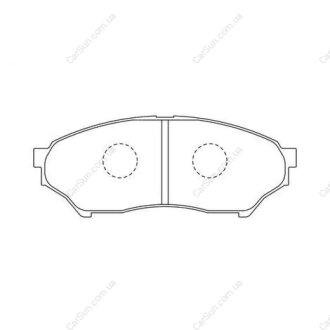 Колодки тормозные дисковые передние MITSUBISHI PAJERO JUNIOR I (H57A) 95-98 (572 CHAMPION 572499CH