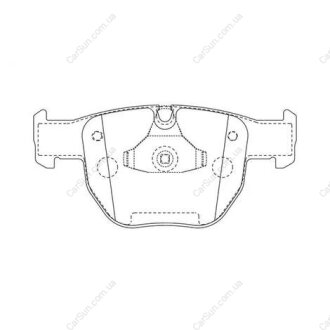 Гальмівні колодки передні Land Rover Range Rover III CHAMPION 572507CH