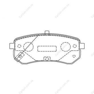 Колодки гальмівні дискові задні Hyundai I10 I (PA) (07-)/Kia Picanto I (SA) (04-12) CHAMPION 572527CH