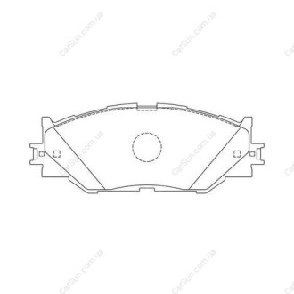 Гальмівні колодки передні Lexus IS II, III CHAMPION 572620CH