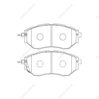 Гальмівні колодки передні Subaru BRZ, Forester, Legacy IV, V, VI, Levorg, Outback, Tribeca, WRX CHAMPION 572638CH