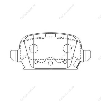 OPEL Тормозные колодки задние Corsa C 01- CHAMPION 573009CH