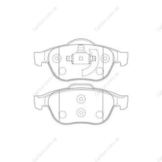 Колодки гальмівні CHAMPION 573017CH