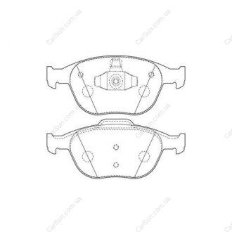 Колодки тормозные дисковые передние Ford Transit Connect CHAMPION 573085CH