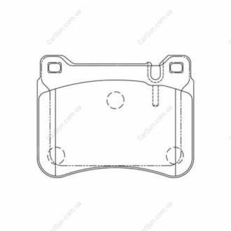 Гальмівні накладки передні MB C-Class (C CLK CLC SLK) 01- CHAMPION 573177CH