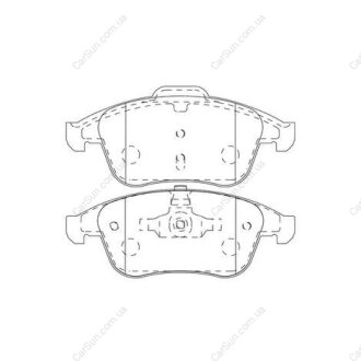 RENAULT Тормозные колодки передн.Laguna 08- CHAMPION 573273CH