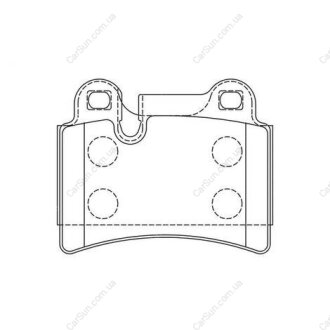 VW Тормозные колодки задн.Touareg 02- (сист.Brembo) CHAMPION 573297CH
