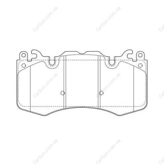 Гальмівні колодки передні Land Rover Range Rover Sport II, Range Rover, Defender, Discovery CHAMPION 573343CH