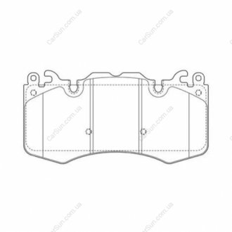 Гальмівні колодки передні Land Rover Range Rover Sport II, Range Rover, Defender, Discovery CHAMPION 573343CH