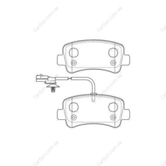 Колодки тормозные дисковые задние Renault Master III (10-)/Opel Movano (10-) (57 CHAMPION 573359CH