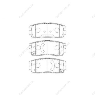 Гальмівні колодки задні Opel Antara / Chevrolet Captiva CHAMPION 573386CH