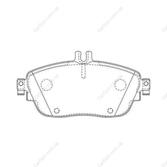 Тормозные колодки передние (19.5 мм) (система TRW) MB (W176 / W246 / X156) 11- CHAMPION 573403CH