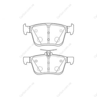 Гальмівні колодки задні Audi A3, Q2, TT / Seat Leon, Ateca / VW Golf VII CHAMPION 573409CH