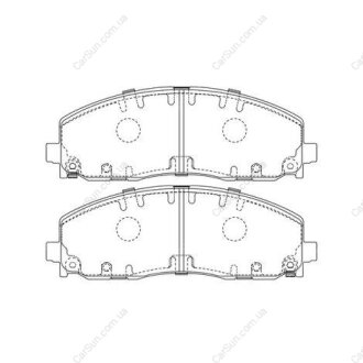 Гальмівні колодки CHAMPION 573411CH