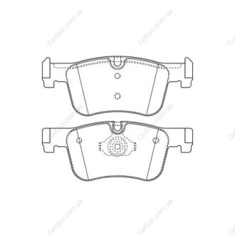 Колодки тормозные дисковые передние BMW 1 (F20) CHAMPION 573419CH