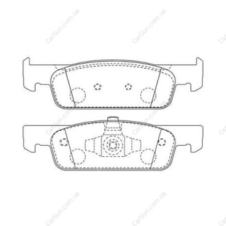 Колодки тормозные дисковые передние DACIA LOGAN II CHAMPION 573422CH