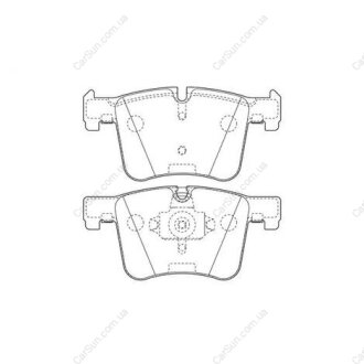 Колодки тормозные дисковые передние BMW X3 20dx, 20ix, 28ix, bis 10/2011/ X3 35i CHAMPION 573432CH