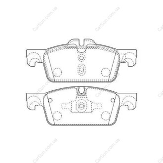 Гальмівні колодки передні Peugeot 508 (2010->) CHAMPION 573647CH