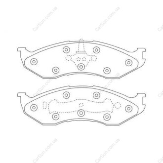 Колодки гальмівні CHAMPION 573713CH