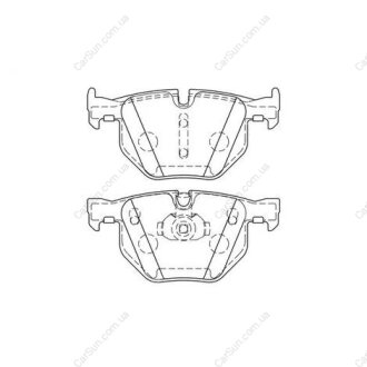 Гальмівні колодки задні BMW X5, X6 CHAMPION 573744CH
