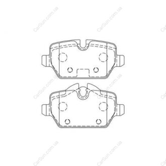 Гальмівні колодки задні Mini Countryman (2010->), Paceman CHAMPION 573755CH