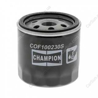 Масляный фильтр CHAMPION COF100230S (фото 1)