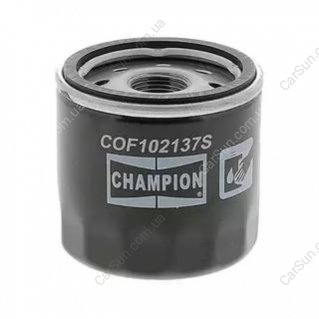 Фильтр масляный RENAULT /F137 (выр-во) CHAMPION COF102137S