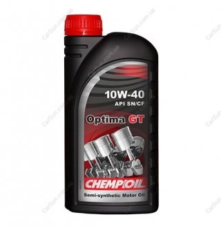 Масло ДВС 10W-40 Optima GT SN/CF, ACEA A3/B4, 1л, п/синт. Chempioil CH9501-1