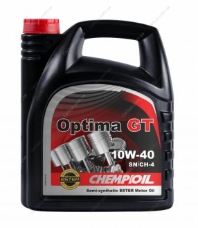 Масло ДВС 10W-40 Optima GT SN/CF, ACEA A3/B4, 4л, п/синт. Chempioil CH9501-4