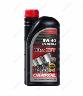 Масло ДВС 5W-40 Ultra XTT SN/CF, ACEA A3/B4, 1л, синт. Chempioil CH9701-1