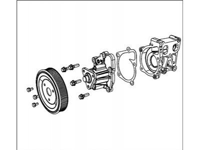 ПОМПА ВОДЫ CHRYSLER / JEEP / DODGE 5047389AC